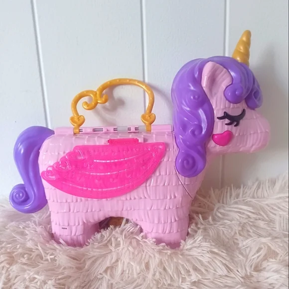 Polly Pocket Pinata Unicorn Party Set - Picture 2 of 8